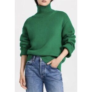 ALEX MILL Betty  Merino Wool Turtleneck High-Neck Jumper Women’s Sweater Medium